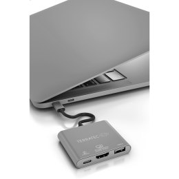 Terratec Connect C3 USB 3.2 Gen 1 (3.1 Gen 1) Type-C Srebrny