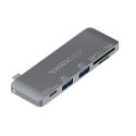 Terratec 283005 stacja dokująca USB 3.2 Gen 1 (3.1 Gen 1) Type-C Szary