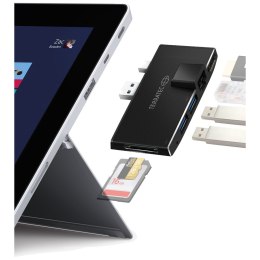 Terratec CONNECT Pro2 Przewodowa USB 3.2 Gen 1 (3.1 Gen 1) Type-A Czarny