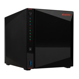 Asustor AS5404T serwer danych NAS Intel® Celeron® N5105 4 GB DDR4 0 TB ADM Czarny