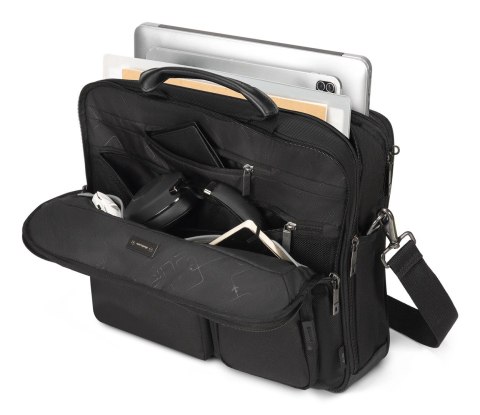 DICOTA D3250801 torba na laptop 35,6 cm (14") Aktówka Czarny