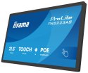 Iiyama TW2223AS-B3P signage display Interaktywny płaski panel 54,6 cm (21.5") Wi-Fi 450 cd/m2 Full HD Czarny Ekran dotykowy Proc