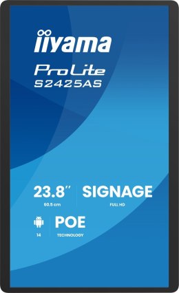 Iiyama ProLite S2425AS-B1P Płaski panel Digital Signage 60,5 cm (23.8