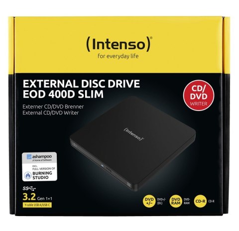 Intenso EOD 400D Slim dysk optyczny DVD Super Multi DL Czarny