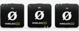 RODE Wireless ME Dual - kompaktowy bezprzewodowy system mikrofonowy z dwoma nadajnikami do nagrywania dwukanałowego