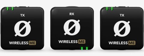 RODE Wireless ME Dual - kompaktowy bezprzewodowy system mikrofonowy z dwoma nadajnikami do nagrywania dwukanałowego