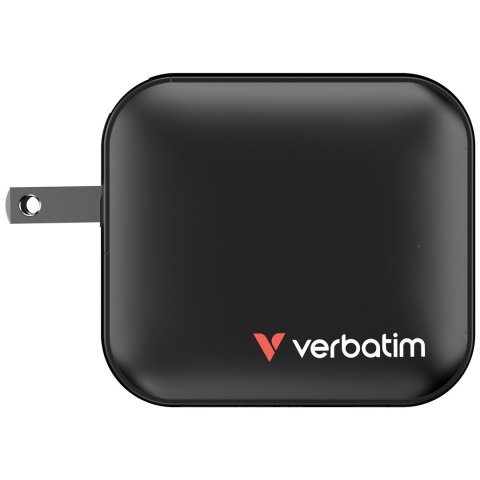 Verbatim GaN Charger 100W Uniwersalne Czarny Prąd przemienny Szybkie ładowanie Wewnętrzna