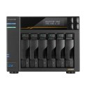 Asustor LOCKERSTOR 6 Gen3 (AS6806T) NAS Desktop AMD Ryzen V3C14 16 GB DDR5 ADM Czarny