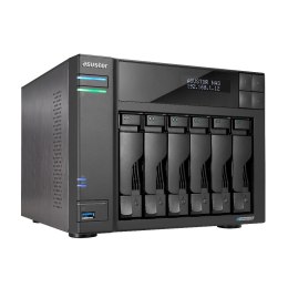 Asustor LOCKERSTOR 6 NAS Komputer stacjonarny Intel® Celeron® N5105 8 GB DDR4 HDD ADM Czarny