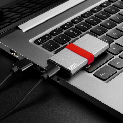 Emtec X205 Mini 256 GB USB Type-C USB 3.2 Gen 2x2 Srebrny