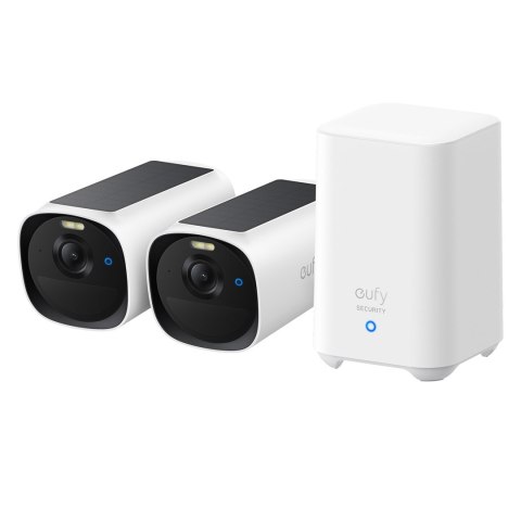 Eufy eufyCam E40 2-Cam Kit + HomeBase S280 Tubowa Kamera bezpieczeństwa IP Zewnętrzna 2688 x 1520 px Ściana