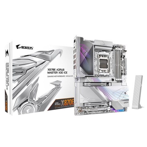 GIGABYTE X870E AORUS MASTER X3D ICE AMD X870E Gniazdo AM5 ATX