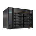 NAS Asustor AS6810T; Tower; 10x (3.5" SATA HDD/ 2.5" SSD); AMD Ryzen Embedded V3C14; 16G ECC DDR5 SODIMM (max. 64GB), 2x 10GbE, 