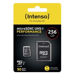 Intenso microSD 256GB UHS-I Perf CL10| Performance Klasa 10