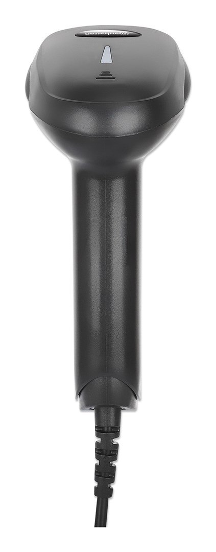 Manhattan 153997 czytnik kodów kreskowych Ręczny czytnik kodów kreskowych 1D/2D LED Czarny