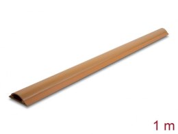 DeLOCK Samoprzylepna listwa kablowa 50 x 13 mm - długość 1 m, wygląd drewna