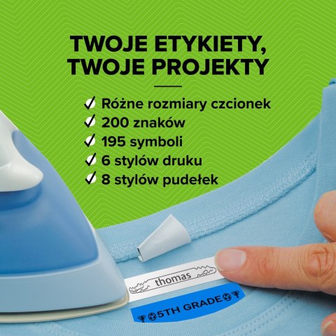 DYMO LetraTag LT-100H + Tape drukarka etykiet 160 x 160 DPI 6,8 mm/s ABC