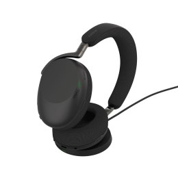 Jabra Evolve3 85 Zestaw słuchawkowy Przewodowy i Bezprzewodowy Opaska na głowę Połączenia/muzyka USB Typu-A Bluetooth Czarny