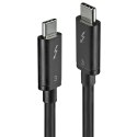 Lindy 41555 kabel USB USB 3.2 Gen 1 (3.1 Gen 1) 0,5 m USB C Czarny