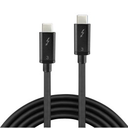 Lindy 41555 kabel USB USB 3.2 Gen 1 (3.1 Gen 1) 0,5 m USB C Czarny