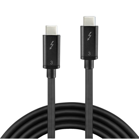 Lindy 41555 kabel USB USB 3.2 Gen 1 (3.1 Gen 1) 0,5 m USB C Czarny