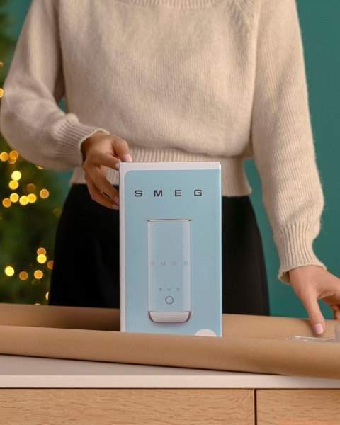 Smeg MFF02PBEU spieniacz / podgrzewacz do mleka Automatyczny spieniacz/podgrzewacz do mleka Niebieski