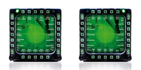 Zestaw paneli kokpitu THRUSTMASTER MFD COUGAR 2960708 (PC; kolor czarny)