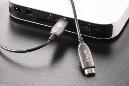 Digitus Hybrydowy kabel światłowodowy HDMI AOC, UHD 8K, 100 m