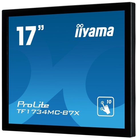 Iiyama TF1734MC-B7X monitor komputerowy 43,2 cm (17") 1280 x 1024 px SXGA LED Ekran dotykowy Czarny