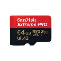 Karta pamięci MicroSDXC SanDisk EXTREME PRO 64GB 200/90 MB/s A2 C10 V30 UHS-I U3