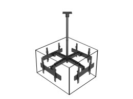 Equip 650372 uchwyt do tablic informacyjnych 165,1 cm (65