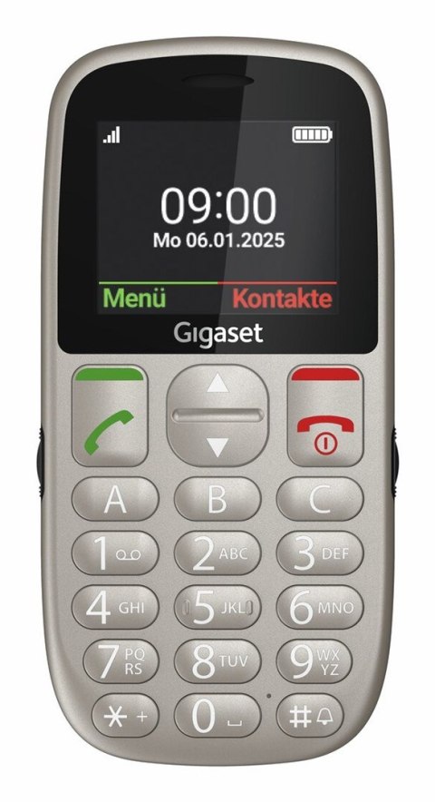 Gigaset GL395 5,59 cm (2.2") 90 g Szary Telefon dla seniora
