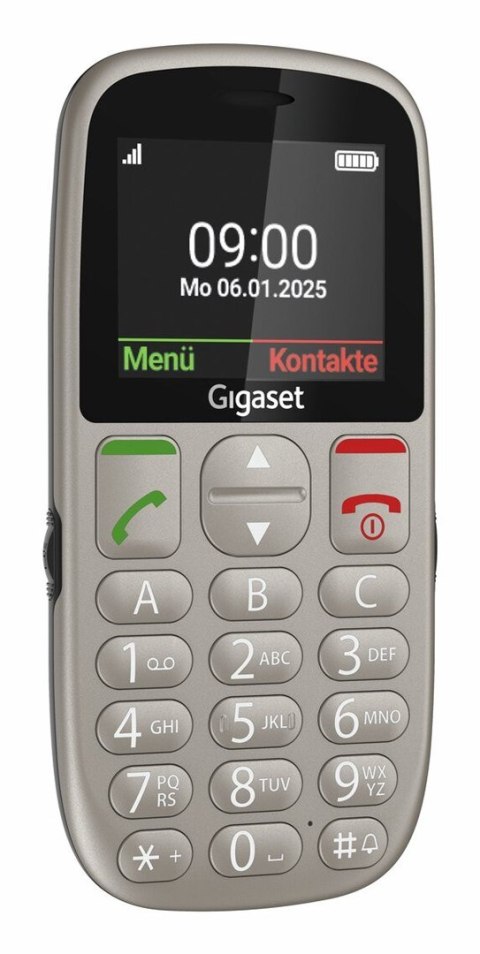 Gigaset GL395 5,59 cm (2.2") 90 g Szary Telefon dla seniora
