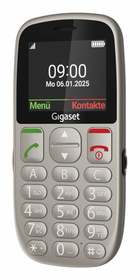 Gigaset GL395 5,59 cm (2.2") 90 g Szary Telefon dla seniora