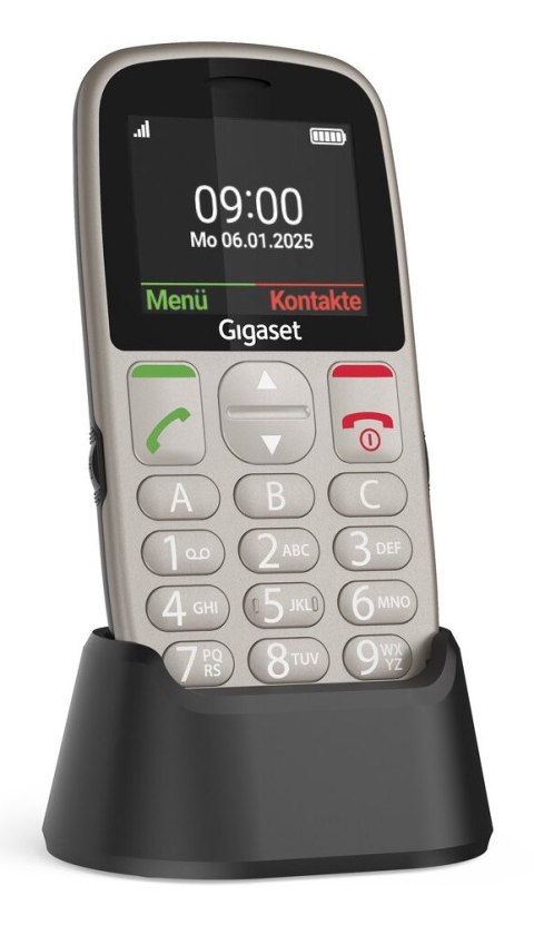 Gigaset GL395 5,59 cm (2.2") 90 g Szary Telefon dla seniora