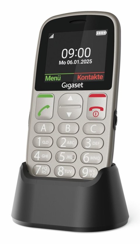 Gigaset GL395 5,59 cm (2.2") 90 g Szary Telefon dla seniora