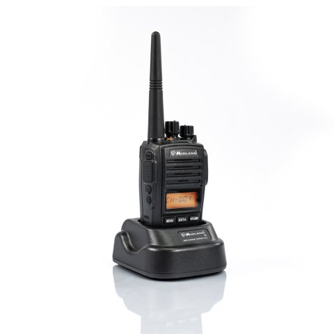 Midland G18 - PMR446 krótkofalówka 8 kan. 446.00625 - 446.09375 MHz Czarny