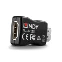 Lindy 32115 przejściówka do kabli HDMI Czarny