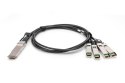 Digitus Kabel bezpośrednio podłączany 40G QSFP+ do 4 x SFP+ 2 m