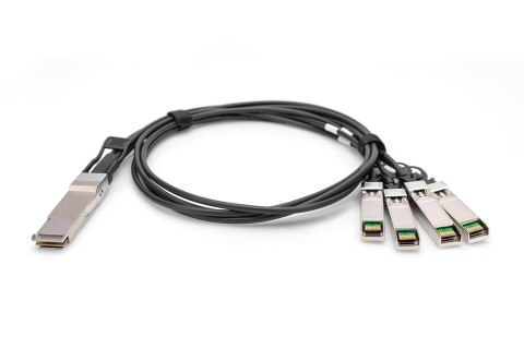 Digitus Kabel bezpośrednio podłączany 40G QSFP+ do 4 x SFP+ 2 m