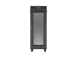 Lanberg Szafa instalacyjna rack stojąca 19 cali 32U 600x1000 drzwi perforowane LCD czarna (Flat pack)