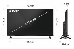 Sharp Telewizor LED 32 cale 32HA1405E