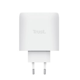 Trust Ładowarka biała MAXO GaN 65W 3xUSB-C 1xUSB-A