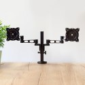 LogiLink Podwójny uchwyt na monitor 13-26 cali, aluminiowy