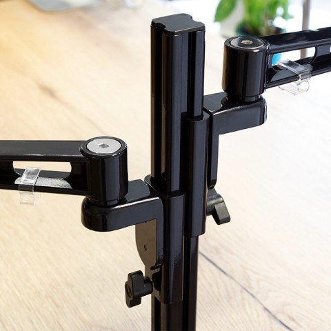 LogiLink Podwójny uchwyt na monitor 13-26 cali, aluminiowy