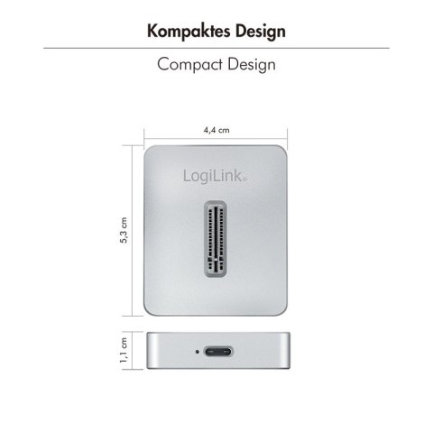 LogiLink Stacja dokująca dla M.2 NVMe, USB 3.2 Gen2