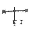 LogiLink Uchwyt na 2 monitory 17-32 cale, max 2x9kg