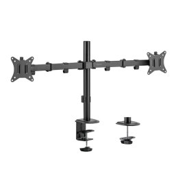 LogiLink Uchwyt na 2 monitory 17-32 cale, max 2x9kg
