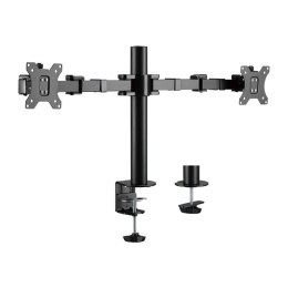 LogiLink Uchwyt na 2 monitory,17 -32 cale, ramie 380mm,2x12kg