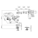 LogiLink Uchwyt na monitor 13-32 cale i notebook/tablet